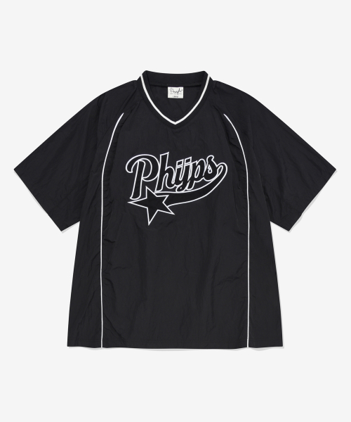 MUSINSA PHYPS Startail Sports Short Sleeve T Shirt Black