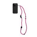 르브아시스(REVOIRSIS) nature beads crossbody phone strap pink