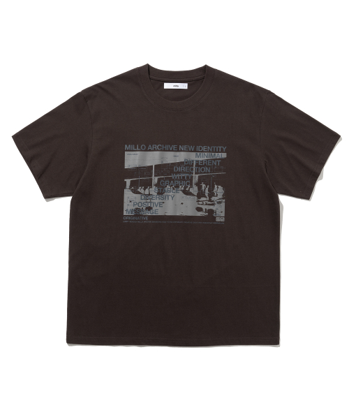 Musinsa Millo Archive Identity T Shirt Brown