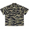 디아프바인(DIAFVINE) DV.LOT 685 Multi Pocket Shirt -Tiger Stripe Camo Green-