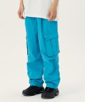 #0349 Military cargo pants blue