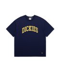 디키즈(DICKIES) 아치 로고 티셔츠 - 네이비