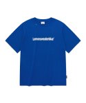 척(CHUCK) LSB 볼드 로고 반팔 티셔츠 (블루)