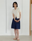 브렌다브렌든 서울(BRENDA BRENDEN SEOUL) cotton collar cardigan - cream