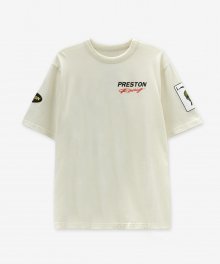 레이싱 SS 반소매 티셔츠 - 블랙:화이트 / HMAA032S23JER0080110