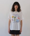 더애쉴린(THE ASHLYNN) 베케이션 드로잉 티셔츠