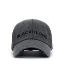 블랙블론드(BLACKBLOND) 비비디 클래식 로고 데님 캡 (다크그레이)