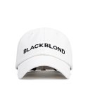 블랙블론드(BLACKBLOND) 비비디 클래식 로고 데님 캡 (화이트)