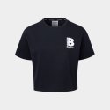 배럴(BARREL) 우먼 라이프 크롭 티셔츠 블랙 (B3SWHSS001BLK)