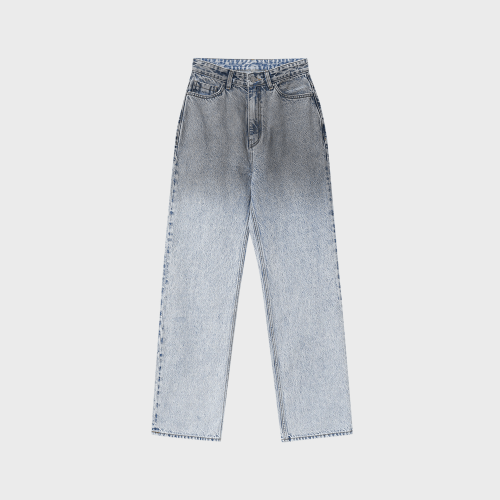 Musinsa Sunburn Project Gradation Denim Pants Indigo