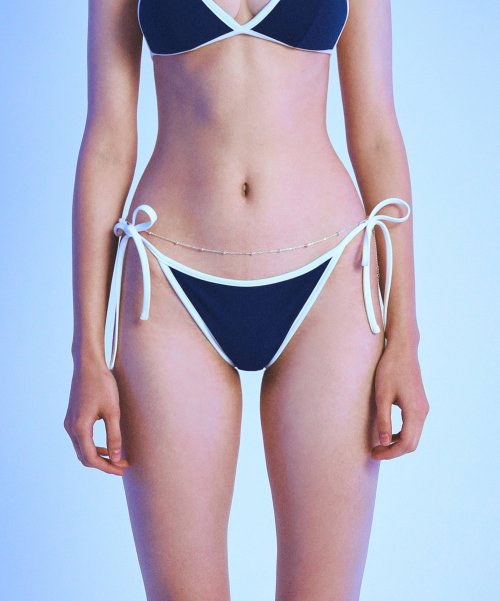 MUSINSA公式 VINAJ Triangle Bikini Briefs Deep Navy