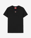 디젤(DIESEL) 여성 T REG D 반팔 티셔츠 - 블랙 / A051020GRAI9XX