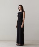 르브아시스(REVOIRSIS) RVIS cutting maxi dresses black