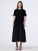 더 스튜디오 케이(THE STUDIO K) 리본 포인트 컴피 드레스 (블랙)