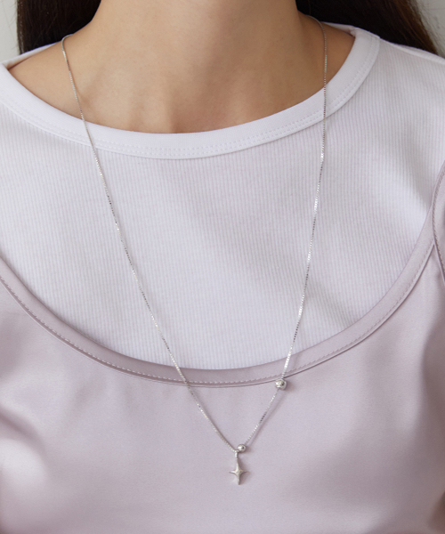 TATIANA - (Silver 925) Star Ornament Necklace NZ2109