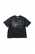 홀리선(HORLISUN) 23 B.S.C Graphic T-Shirts Columbia Icefield Navy