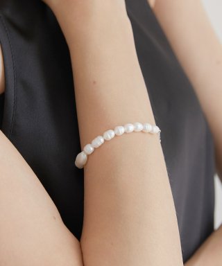 할렌 natural freshwater pearl bracelet (W002_6mm)