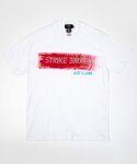 스트라이크(STRIKE) Stud Reversal Logo Message T-Shirt (WHITE)