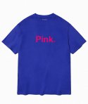 레이쿠(REIKU) RK 002 Pink short sleeved tshirt blue 블루 반팔티