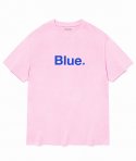레이쿠(REIKU) RK 003 Blue short sleeved tshirt lightpink 핑크 반팔티