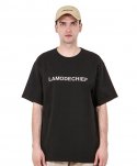 라모드치프(LAMODECHIEF) LAMC BASIC LOGO OVERFIT SHORT SLEEVE (BLACK)