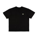 큐클리프(CUECLYP) 내추럴 로고 오가닉 티셔츠 -MORNING (블랙)