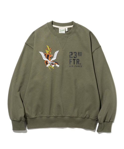 23rd fighter sweatshirt olive