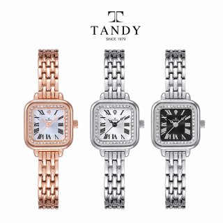 탠디(TANDY) 천연 다이아몬드 스페셜 컬렉션 여성 메탈 시계 DIA-40...