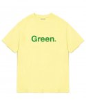 레이쿠(REIKU) RK 004 GREEN short sleeved tshirt yellow 옐로우 반팔티