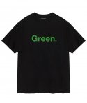 레이쿠(REIKU) RK 004 GREEN short sleeved tshirt black 블랙 반팔티