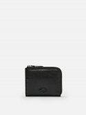 로서울(ROH SEOUL) Oval button wallet Wrinkled black