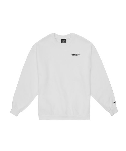 MUSINSA URBANAGE NEWSensitive Over Brushed Sweatshirt White