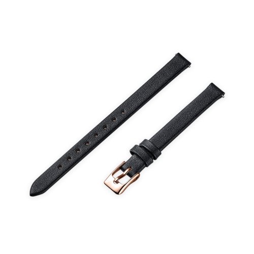 Women's leather band DAB3101L-BK (RG) band 8mm compatible sheepskin band [BLACK]