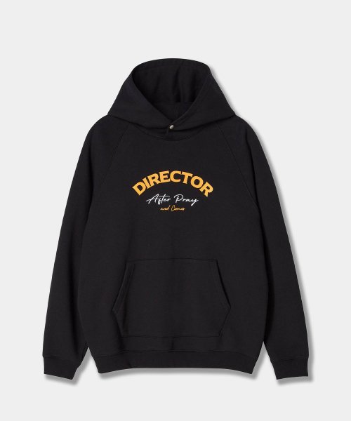 MUSINSA公式 AFTER PRAY Presence Director Print Hoodie Black