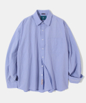 다이아몬드 레이라(DIAMOND LAYLA) Double Out Pocket Big Overfit Shirt S128 - Ash Purple