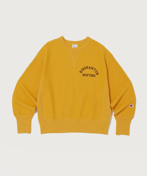 CHAMPION YEOSEONG RIBEOSEUWIBEU BLUETAEK GIMO KEURUNEK SEUWETEUSHIRT NORMAL YELLOW
