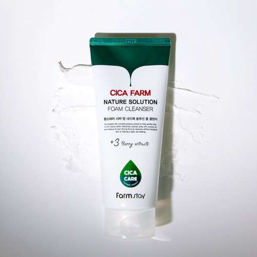 Farm Stay Cica Farm Nature Solution Cleansing Foam 180ml