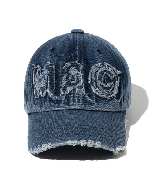 Musinsa Millo Archive Warding Denim Ball Cap Washed Blue