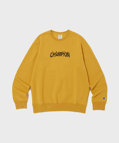 CHAMPION BAEKGEURAEPIK KEURUNEK SEUWETEUSHIRT NORMAL YELLOW