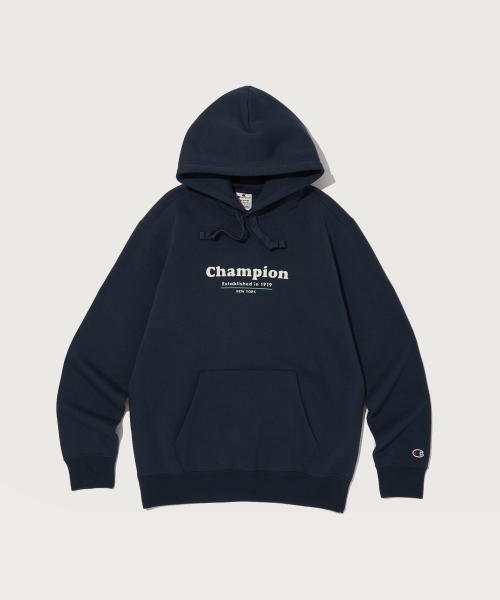 CHAMPION BAG GEURAEPIK GIMO HUDEU T-SHIRT NORMAL NAVY
