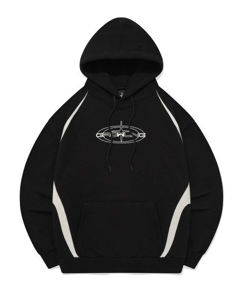 MUSINSA公式 RETRIEVER CLUB SPORTY GROWLING HOODIE BLACK