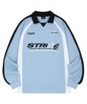 오드스튜디오(ODDSTUDIO) 스트라이크 스포티 풋볼 롱 슬리브 - SKY BLUE