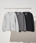 제로(XERO) Round Neck Zip Sweat Shirts [3 Colors]