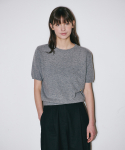 코르카(CORCA) Short Sleeve Wool Knit Grey