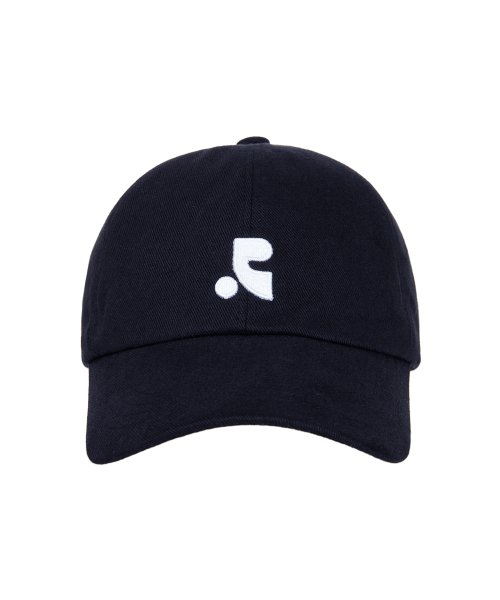 MUSINSA REST RECREATION RR LOGO COTTON BALL CAP NAVY