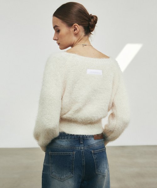 MUSINSA NICK NICOLE ANGORA PULLOVER KNIT CREAM