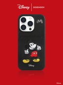 디자인스킨(DESIGNSKIN) [디즈니] 아이폰15_프로 자수 포켓 케이스-미키 마우스