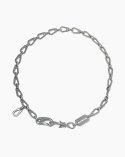 셉텐벌5(SEPTEMBER5) Mix cilp chain necklace