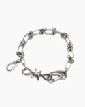 셉텐벌5(SEPTEMBER5) Mix wave chain bracelet