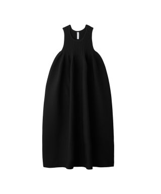씨에프씨엘(CFCL) (W) 포터리 슬리브리스 버스트 플레어 드레스 블랙 POT...